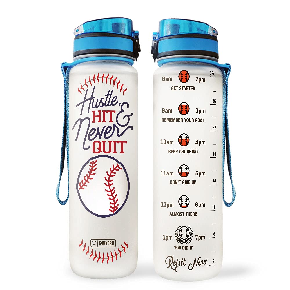64HYDRO 32oz 1liter Rose Flower She Believed She Could so She Did Water Bottles with Time Marker, Motivational Water Tracker Bottle with Times to Drink for Home, Work, Gym, Fitness, Sports