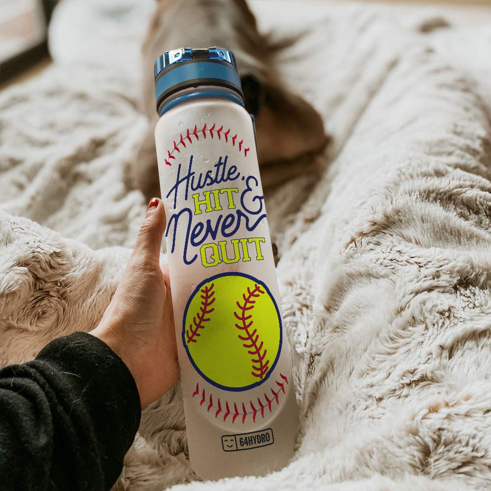 64HYDRO 32oz 1liter Rose Flower She Believed She Could so She Did Water Bottles with Time Marker, Motivational Water Tracker Bottle with Times to Drink for Home, Work, Gym, Fitness, Sports